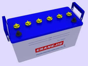 car battery Model 3D