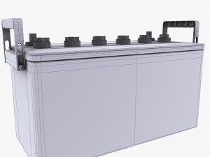 car battery Model 3D