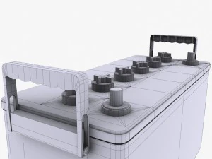 car battery 3D Model