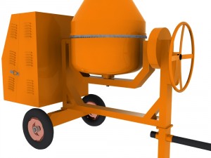 concrete mixer machine Modelo 3D