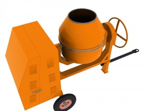 concrete mixer machine 3Dモデル