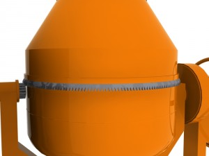 concrete mixer machine 3Dモデル