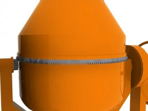 concrete mixer machine 3D Model
