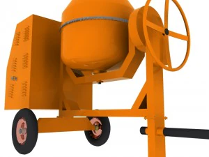 concrete mixer machine 3D Model