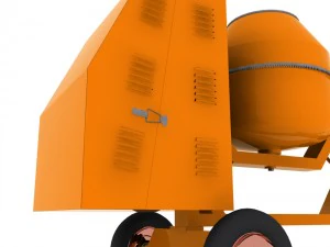 concrete mixer machine 3D Model