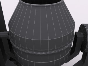 concrete mixer machine 3Dモデル