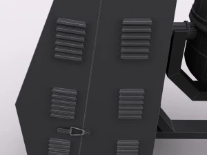 concrete mixer machine 3D Model