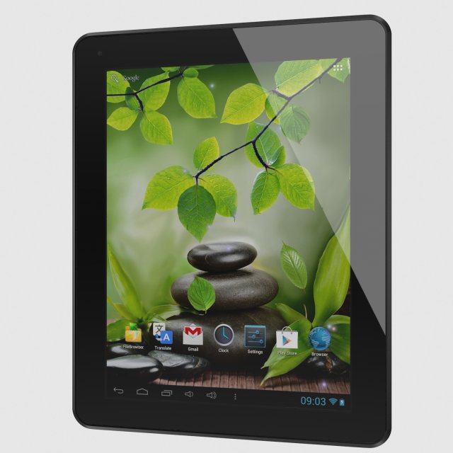 android tablet 3Dモデル .c4d .max .obj .3ds .fbx .stl .blend 