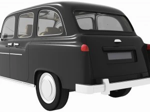 london taxi 3D Model
