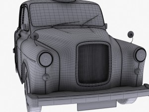 london taxi 3D मॉडल