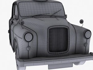london taxi 3D Model