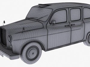 london taxi 3D Model