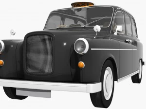london taxi 3D Model