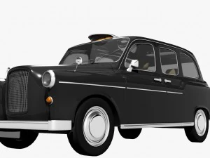 london taxi 3D Model