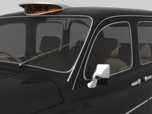 london taxi 3D Model