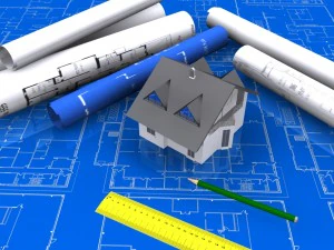 casa del progetto architettonico Modello 3D