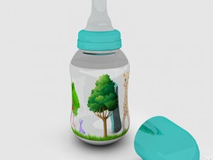 baby bottle 3D 模型