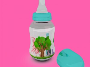 baby bottle 3D 模型