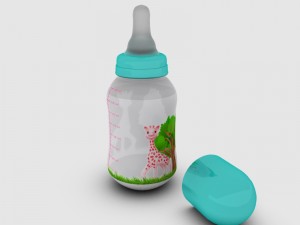 baby bottle 3D 模型