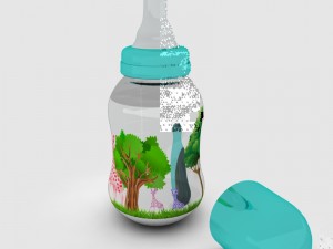 baby bottle 3D 模型