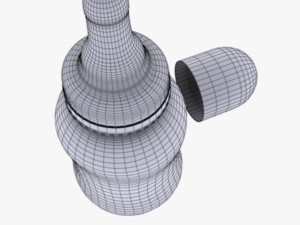 baby bottle 3D 模型