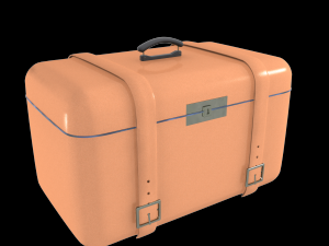 leather bag 3D Модель