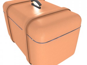 leather bag 3D Модель