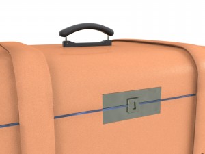 leather bag 3D Модель