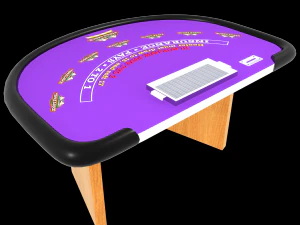 blackjack table 3D Model