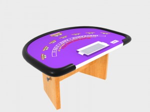 blackjack table 3D Model