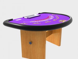 blackjack table 3D Model