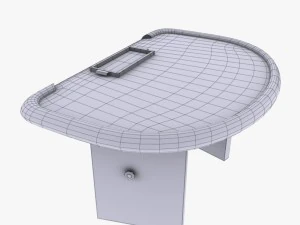 blackjack table 3D Model