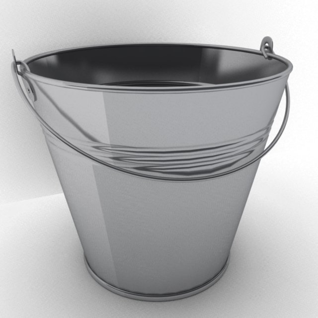 bucket Modelo 3D .c4d .max .obj .3ds .fbx .stl .blend 