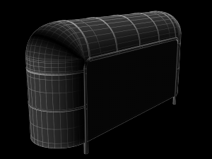 bus stop shelter Modèle 3D