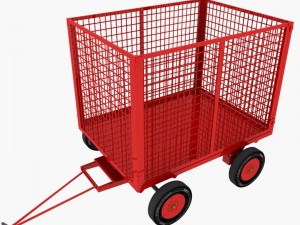 cage trailer 01 Modelo 3D