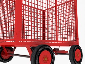 cage trailer 01 3D Modell