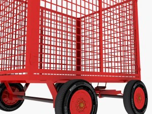 cage trailer 01 3D Model