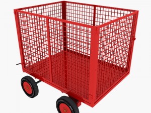 cage trailer 01 3D Modell