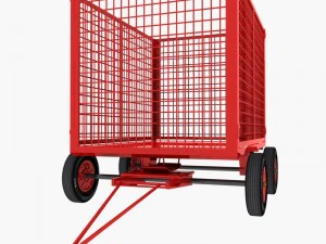 cage trailer 01 3D Model