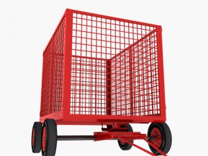cage trailer 01 3D Modell