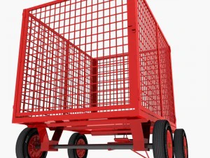 cage trailer 01 3D Model