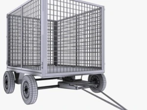 cage trailer 01 3D Model