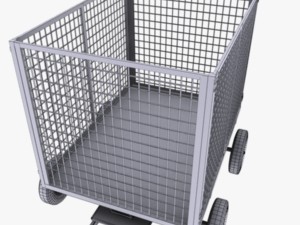 cage trailer 01 3D Modell