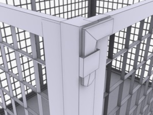 cage trailer 01 3D Modell