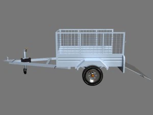 cage trailer 02 3D Model
