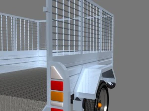 cage trailer 02 3D Model