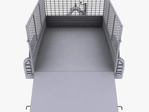 cage trailer 02 3D Model