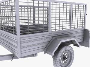 cage trailer 02 3D Model