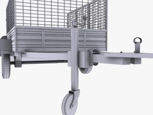 cage trailer 02 3D Model