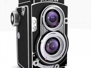vintage flexaret camera 3D Models